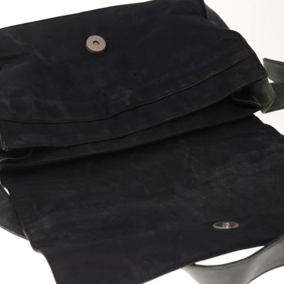 PRADA Shoulder Bag Leather Black Auth 66137 - Picture 9 of 16